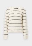 Джемпер Vero Moda VMAWESOME STRIPE , Birch/Silver Coloured/Off-White - фото 5