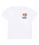 Футболка детская Guess с вышивкой, белый - фото