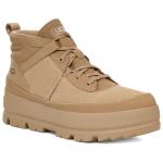 Мужские ботинки UGG комбинированные на платформе, песочный - фото 4