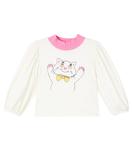 Хлопковый свитер Mini Rodini, Off-White - фото