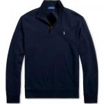 Zip neck Sweater Polo Ralph Lauren, синий - фото