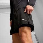 Мужские тканые шорты 2-в-1 Running Puma, черный - фото 2