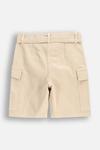 Хлопковые шорты Coccodrillo, бежевый - фото 2