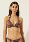 Топ бикини Calzedonia Bikini top, Brown/Mottled Light Brown - фото