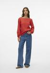 Джемпер KAMILLE LS BOATNECK  Vero Moda, красный - фото 2