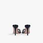 Мюли Elle на каблуке из кожи и ПВХ Gianvito Rossi, черный - фото 4