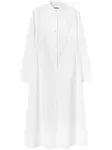 Платье-рубашка с длинными рукавами JIL SANDER, белый - фото