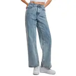 Джинсы Urban Classics Wide Leg Slit, синий - фото