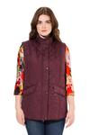 Жилет Ulla Popken, Burgundy - фото 2
