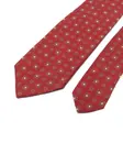Галстук с узором Barba, красный - фото 3