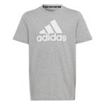 Футболка Essentials Medium Heather Gray Adidas, серый - фото
