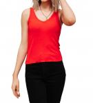 Майка женская POL, цвет cherry - фото