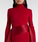 Платье Olivia с отделкой из сатина Solace London, Red 113 - фото 4