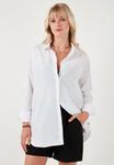 Рубашка LOOSE FIT LELA, белый - фото 5