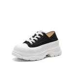 Женские черные низкие кеды ST&SAT, розовые - фото 7