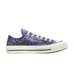 Кроссовки Converse Wmns Chuck 70 Low Glitter - Night Indigo, синий - фото