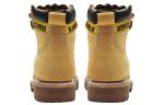 Ботинки женские для активного отдыха, желтые Cat - фото 4