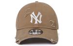 New Era Хлопковая бейсболка унисекс, Khaki - фото 4