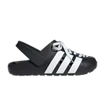 Сабо Adilette Clog 2.0 'Black White', черный - фото