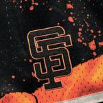 Мужские черные шорты Mitchell & Ness San Francisco Giants Hyper Hoops - фото 4