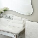 Банное полотенце Frette однотонное 100x150, белый - фото 4