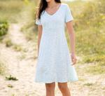 Женское мини-платье в синем цвете MARBLE - фото 2