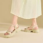 Сандалии женские Kekafu, бежевый - фото 17