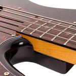 Басс гитара Vintage VJ74BLK ReIssued Series Bass - Gloss Black - фото 3