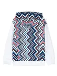 Худи с узором шеврон Missoni Kids, белый - фото 2