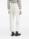 Brunello Cucinelli укороченные брюки Slouchy, белый - фото 4