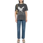 Футболка с принтом логотипа Anine Bing, серый - фото 5