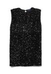 Платье PIOMBO SLEEVELESS WITH REGULAR FIT AND SEQUINS, Gunmetal - фото 5