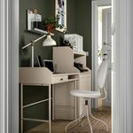 Шкаф с 2 дверцами HAUGA IKEA, 70x116 см, бежевый - фото 6