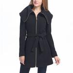 Женское полушерстяное пальто Bgsd Robin с поясом BGSD, черный - фото 4