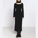 Платье с добавлением шерсти Actitude_Twinset, черный - фото