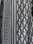 Рубашка с геометрическим узором Versace, серый - фото 5