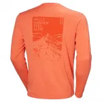 Лонгслив Helly Hansen Skog Graphic Tee, оранжевый - фото 4