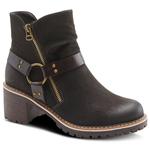 Ботильоны на толстом каблуке Patrizia, chocolate brown - фото