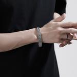 AKAK Титановый браслет Unisex Silver - фото 10