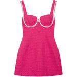 Автопортрет Слип-платье женское Self-portrait, розовый - фото 3