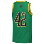 Юношеская баскетбольная майка Notre Dame Fighting Irish #42 green Under Armour - фото 4