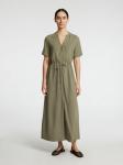 Платье-рубашка SELECTED SLFVIVA-DAMINA, оливковый - фото 3