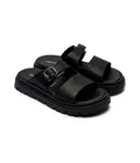 Кожаные тапочки Calvin Klein Jeans, черный - фото 3