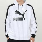 Толстовка PUMA Pinstripe Stripes Sweatshirt White, белый - фото 3