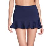 Женские плавки-мини с оборками по подолу Lands' End, синий - фото