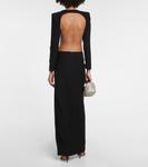 Платье с вырезом и боковыми разрезами Mônot, черный - фото 3