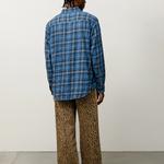 Рубашка Stüssy с длинным рукавом в клетку Stussy, синий - фото 10