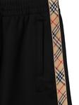 Burberry шорты с отделкой в клетку, черный - фото 2