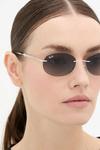 Солнцезащитные очки Ray-Ban, серебряный - фото 11