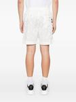 MSGM шорты с вышивкой, белый - фото 4